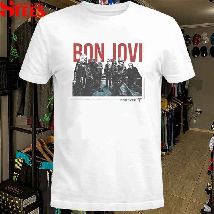 Bon Jovi Forever Band Cut Out T-Shirt
