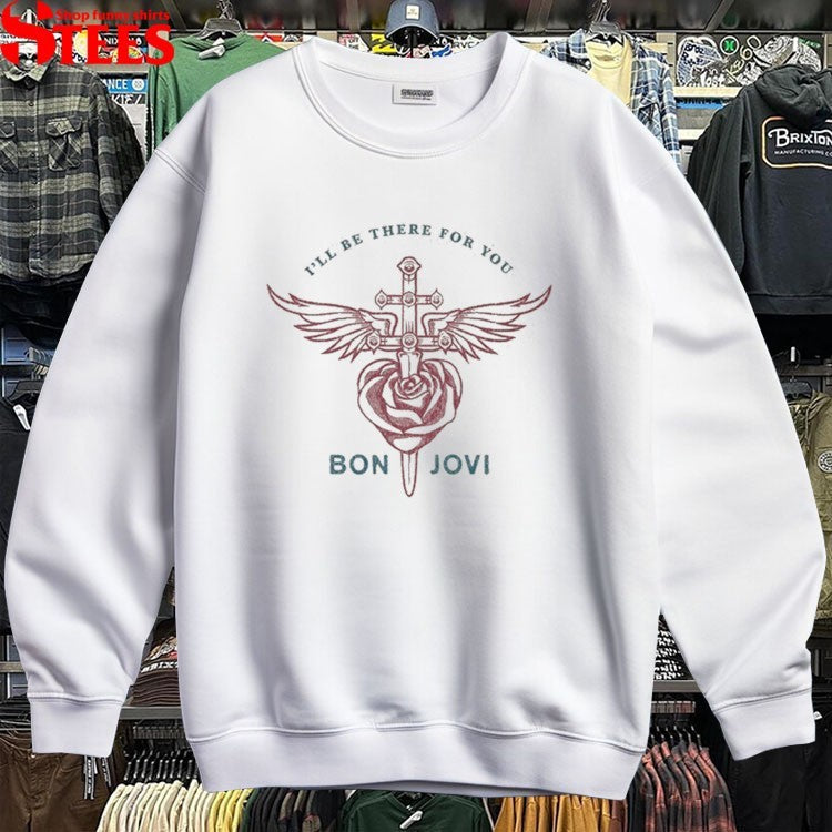 Bon Jovi I’ll Be There For You Heart And Dagger T-Shirt