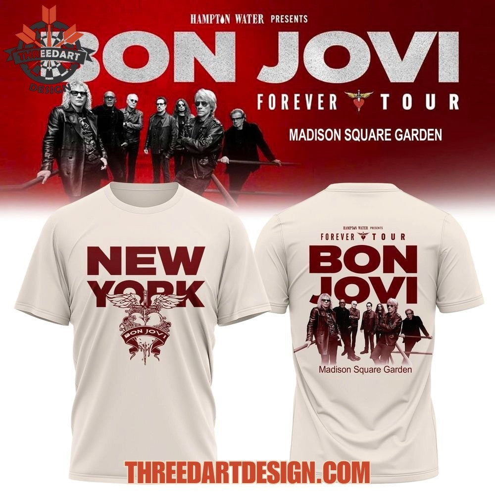 Bon Jovi x New York Forever Tour 2026 Shirt