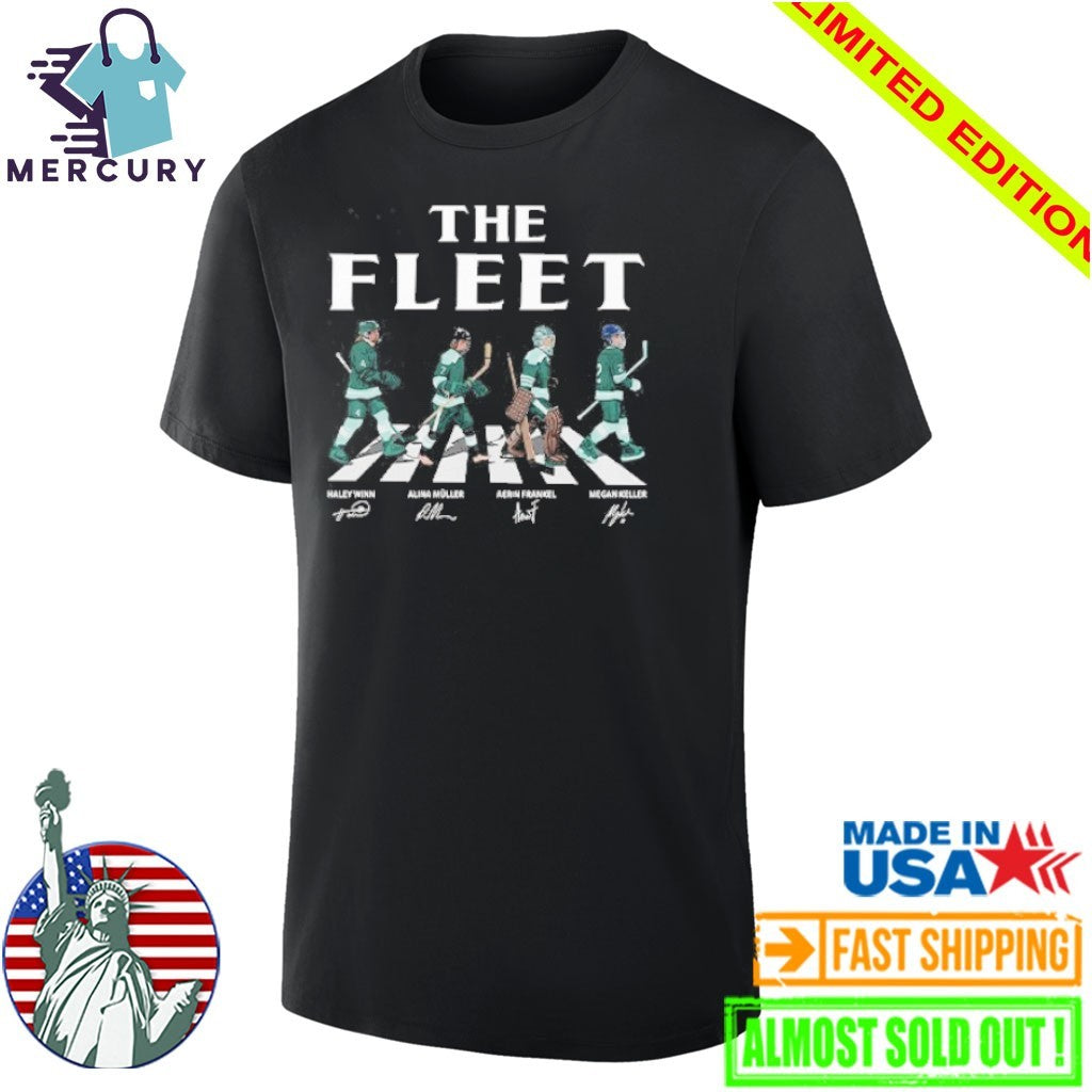 Boston Walking Road Signatures Women Ice Hockey Shirt