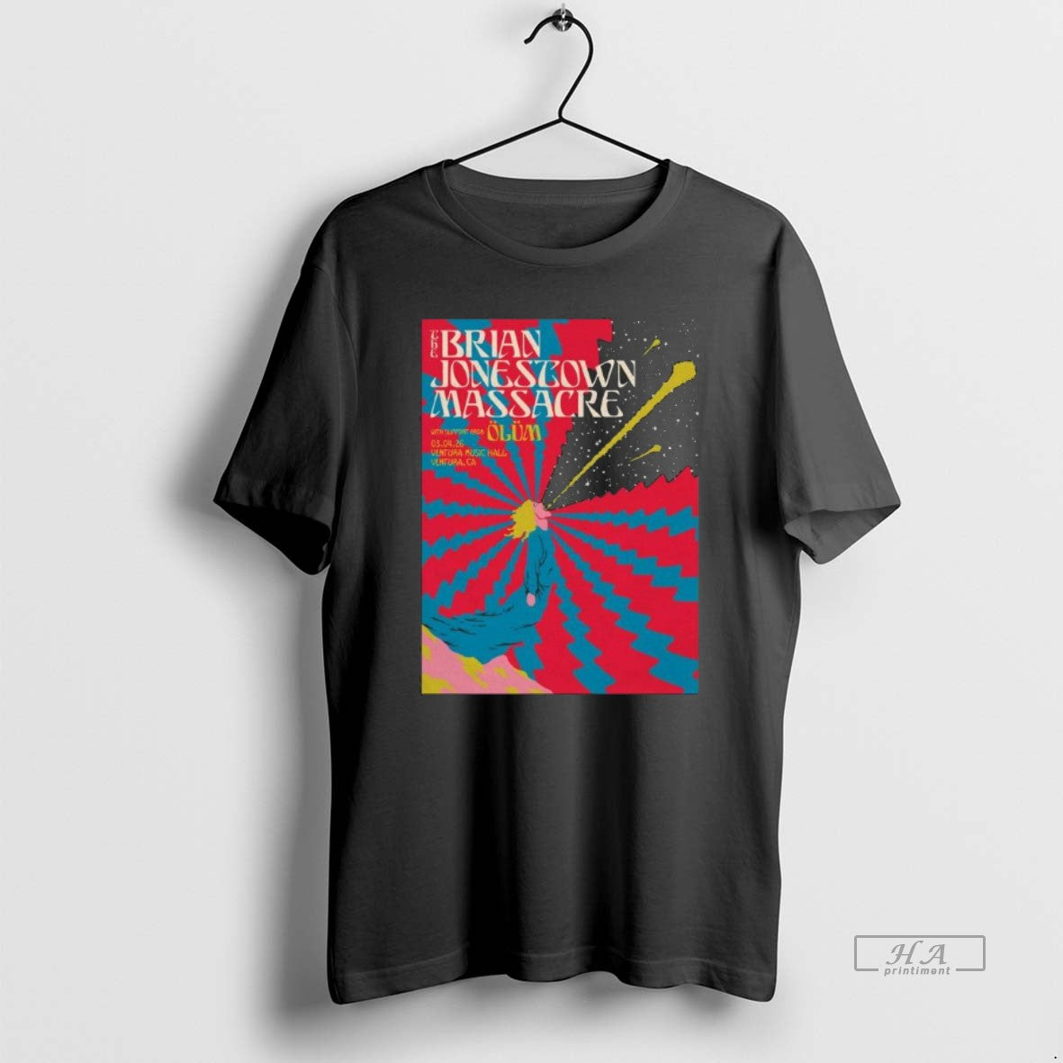 Official Brian Jonestown Massacre In Ventura Ca On March 4 2026 T-Shirts, Hoodie, Sweatshirt | CoreVibeTees.com