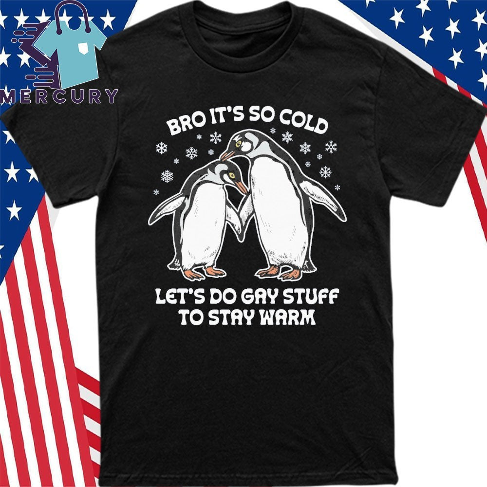 Bro It’s So Cold Let’s Do Gay Stuff To Stay Warm Shirt