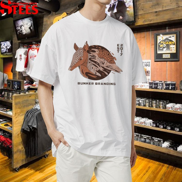 Bunker Branding Co. Armadillo Skull T-shirts