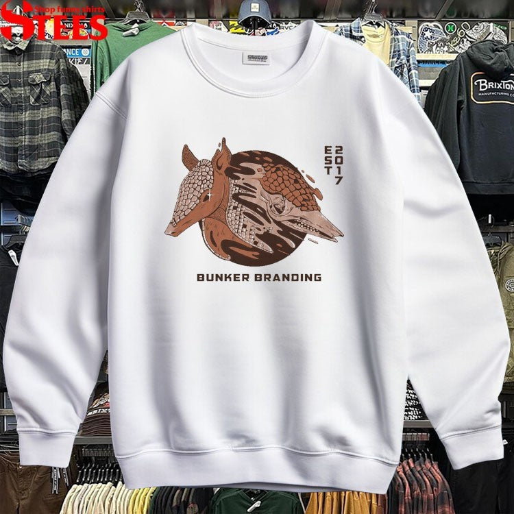 Bunker Branding Co. Armadillo Skull T-shirts