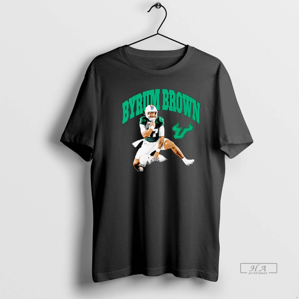 Official Byrum Brown South Florida Bulls Hurdle Drop Christmas T-Shirts, Hoodie, Sweatshirt | CoreVibeTees.com