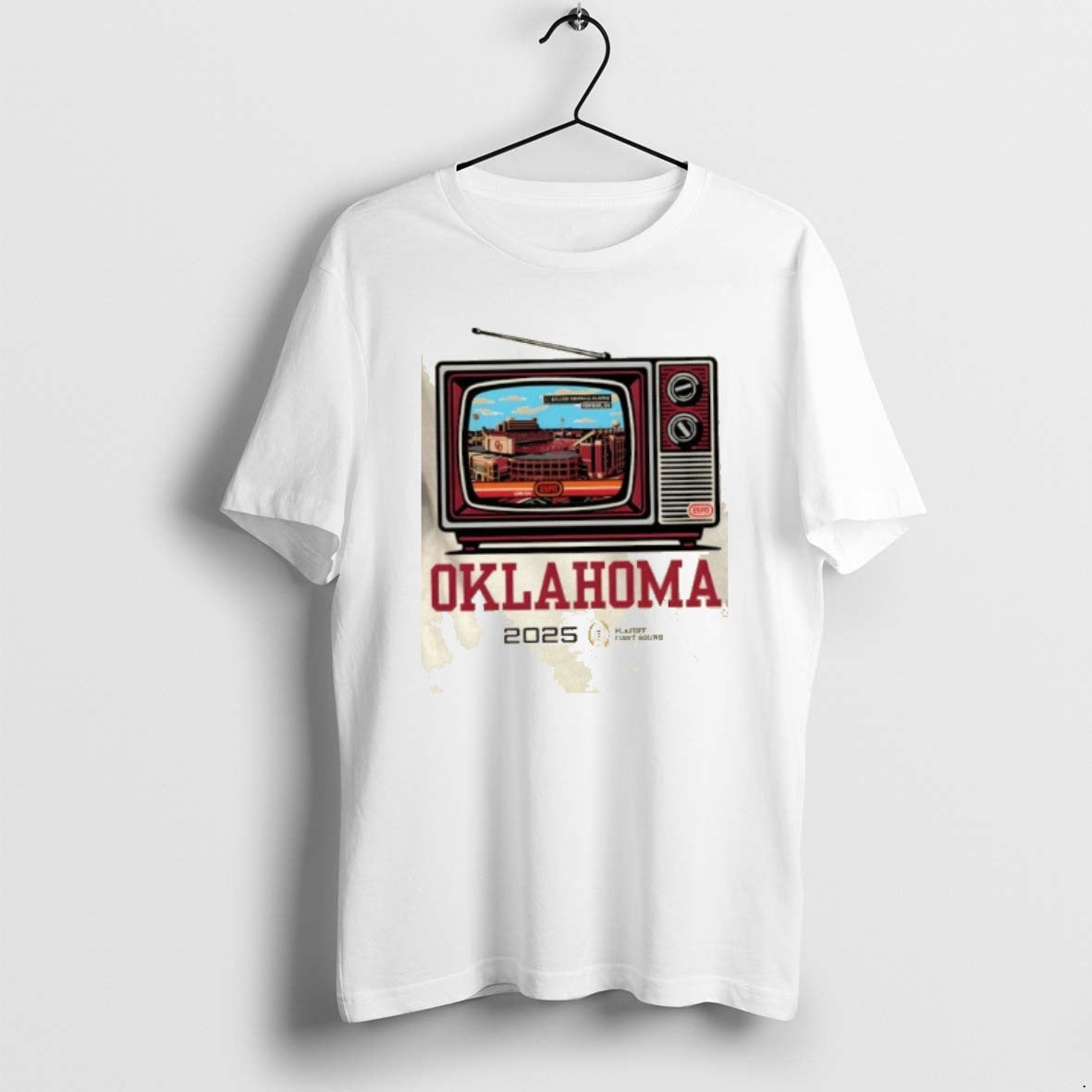Official Cfp Playoff First Round 25 26 Oklahoma Tv Stadium T-Shirts, Hoodie, Sweatshirt | CoreVibeTees.com