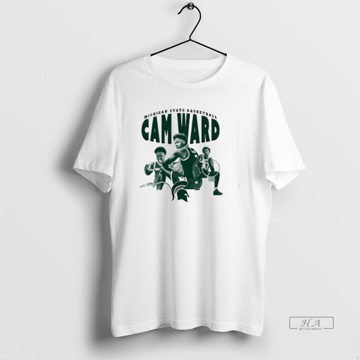 Official Cam Ward Michigan State Spartans Player Collage T-Shirts, Hoodie, Sweatshirt | CoreVibeTees.com