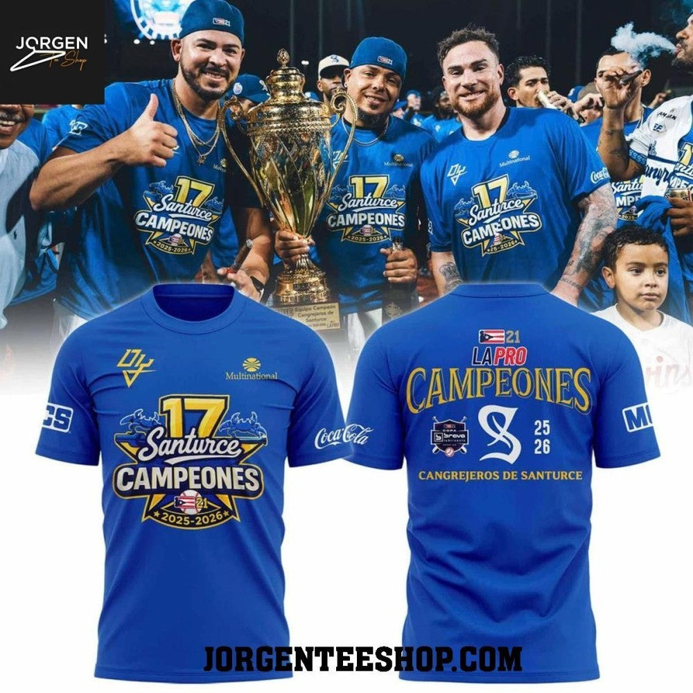 Cangrejeros Campeon De La LBPRC 2026 Shirt