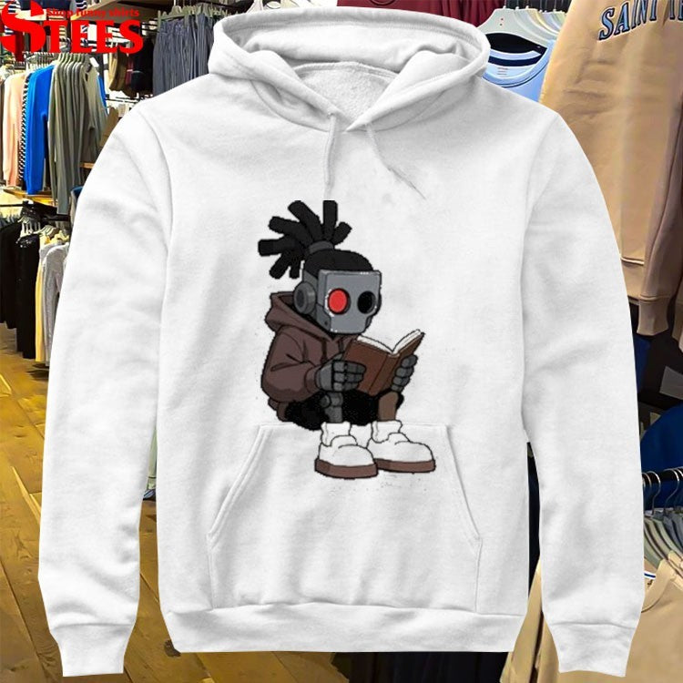 Cat Burns Robot T-shirts