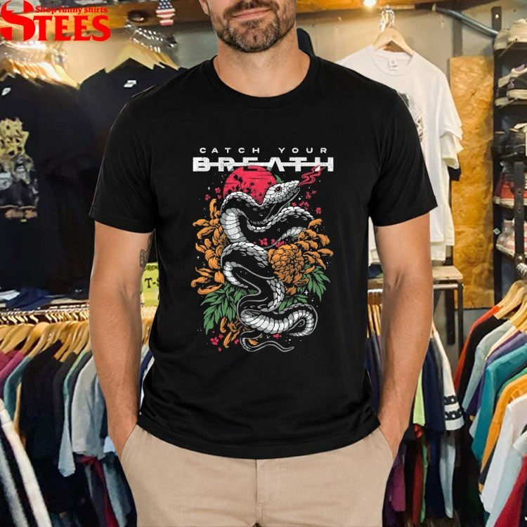 Catch Your Breath Snake Logo T-Shirt