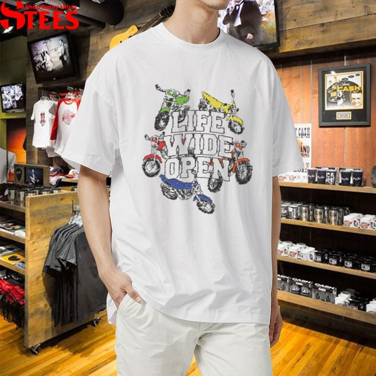 Cboystv Life Wide Open Bikes T-shirts