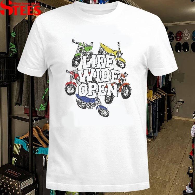 Cboystv Life Wide Open Bikes T-shirts