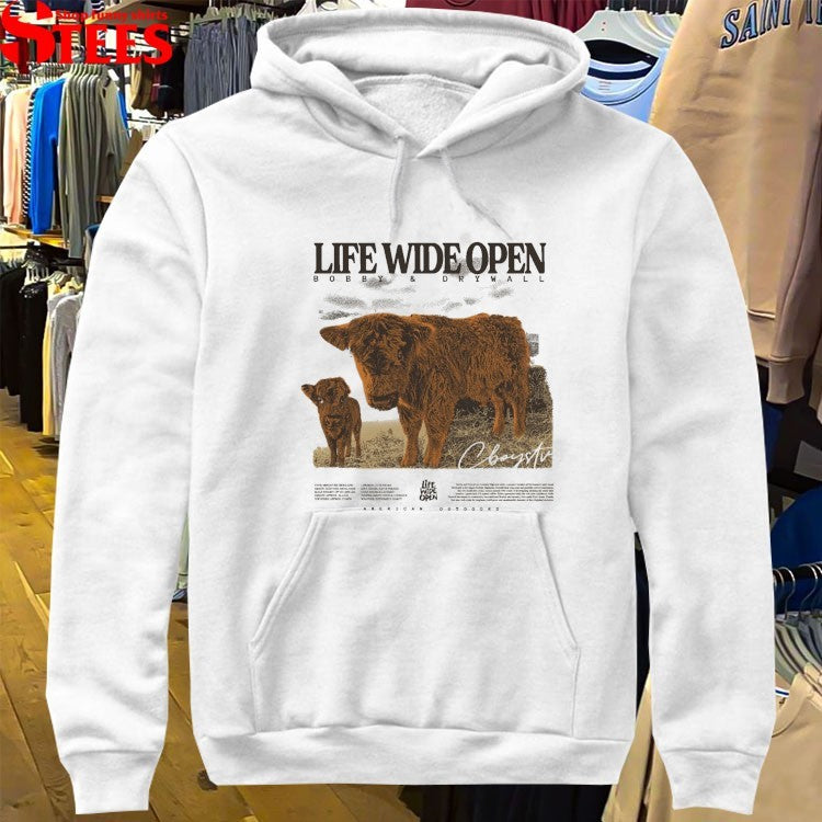 Cboystv Life Wide Open Bobby Drywall American Outdoors T-shirts