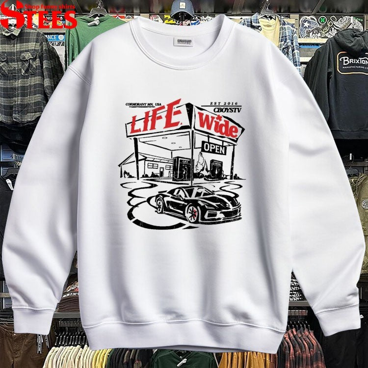 Cboystv Life Wide Open Cormorant MN USA C7-Store T-shirts