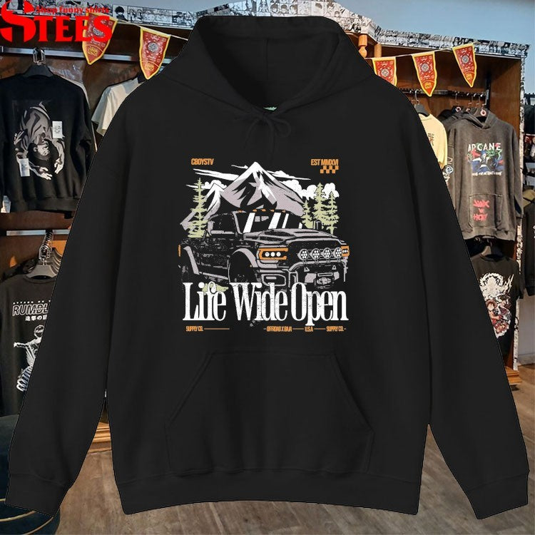 Cboystv Life Wide Open Ram Mountain T-shirts