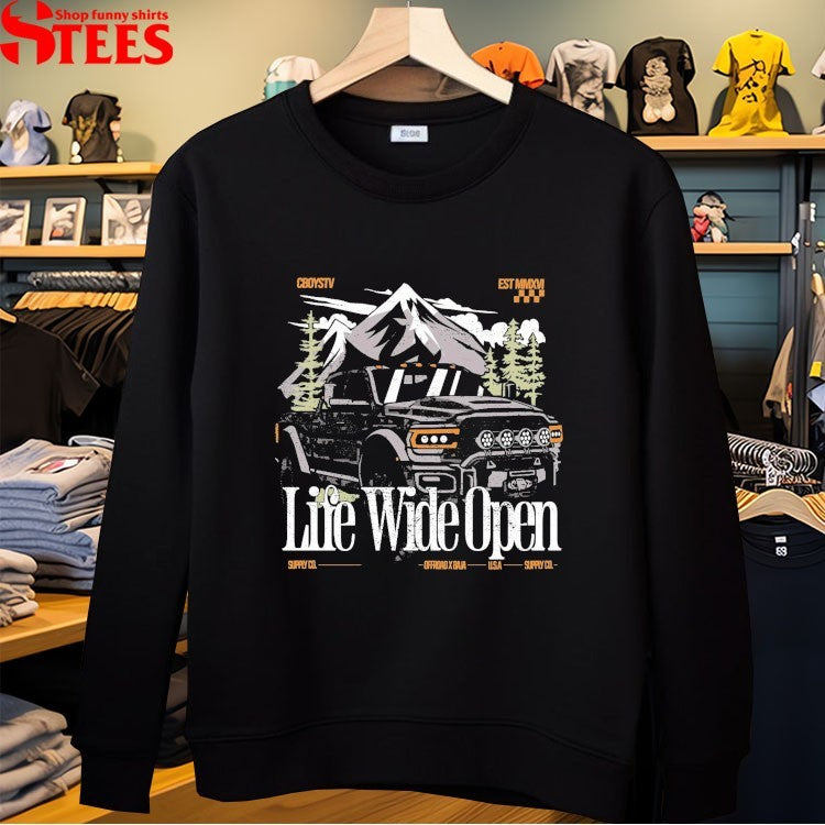 Cboystv Life Wide Open Ram Mountain T-shirts