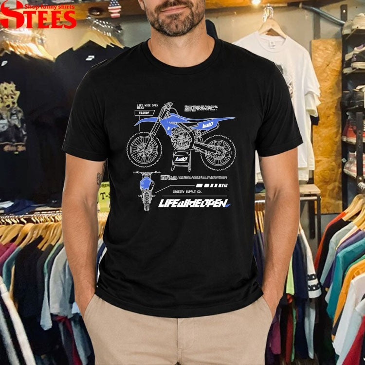 Cboystv Life Wide Open Yamaha Spec T-shirts