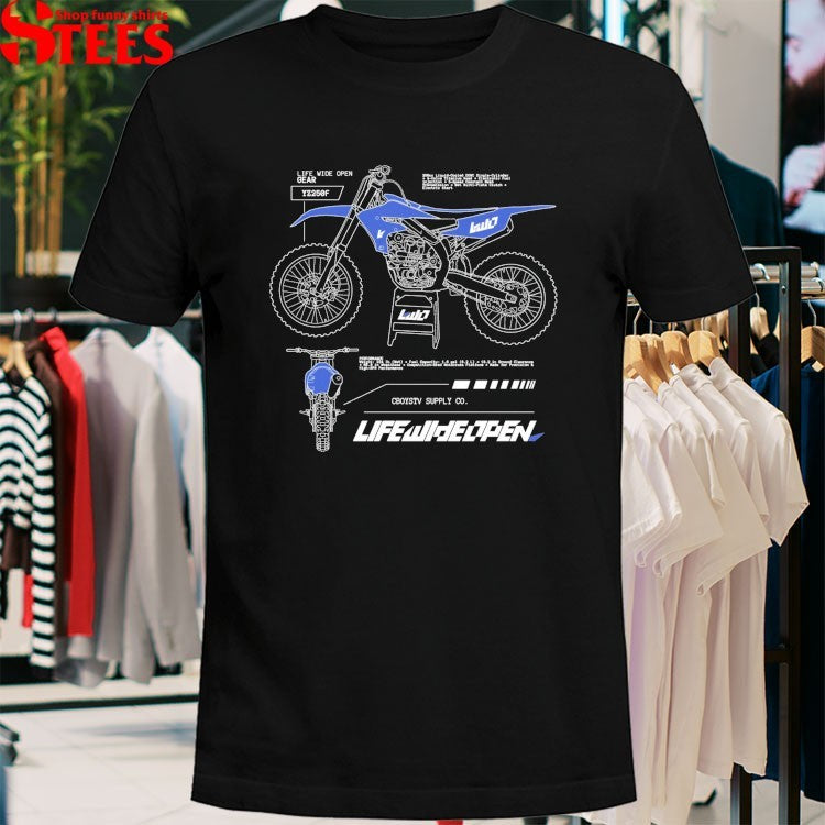 Cboystv Life Wide Open Yamaha Spec T-shirts