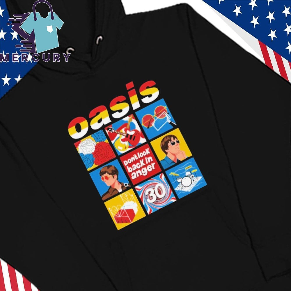 Celebrate 30 years of the iconic anthem Don’t Look Back In Anger Oasis Shirt