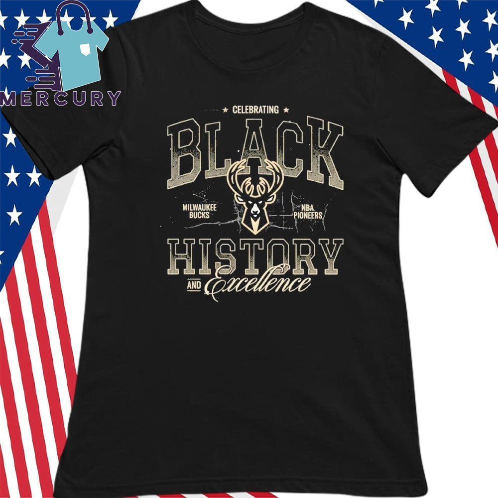 Celebrating Black History and Excellence Milwaukee Bucks Shirt