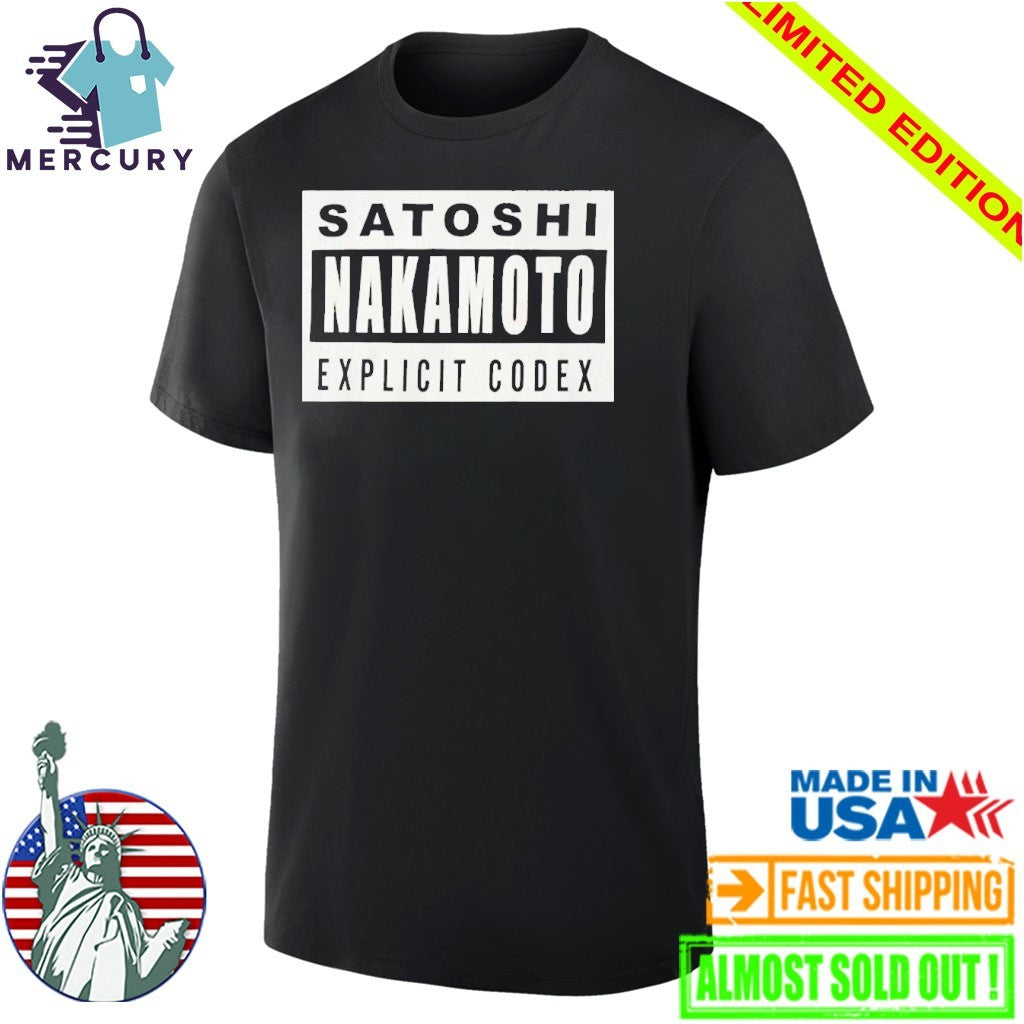 Chad Johnson Satoshi Nakamoto Explicit Codex Shirt