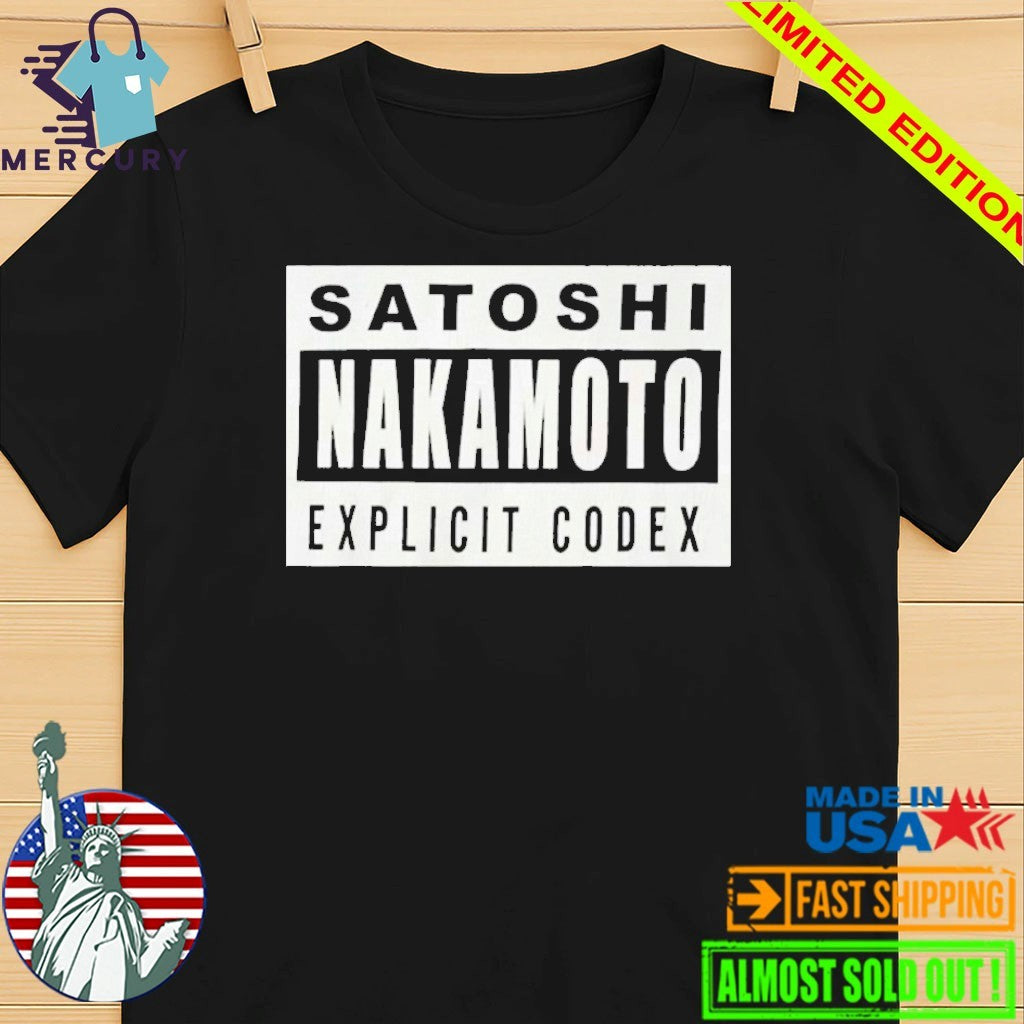 Chad Johnson Satoshi Nakamoto Explicit Codex Shirt