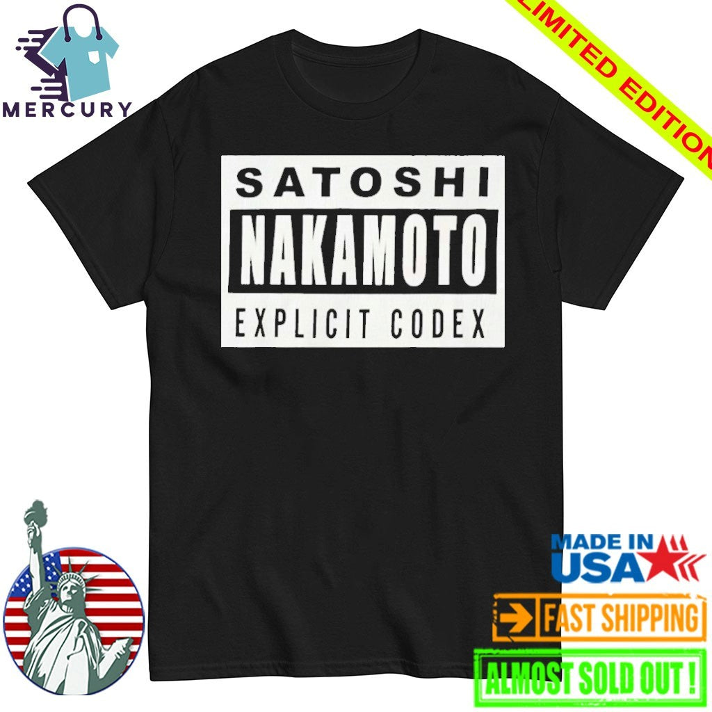 Chad Johnson Satoshi Nakamoto Explicit Codex Shirt