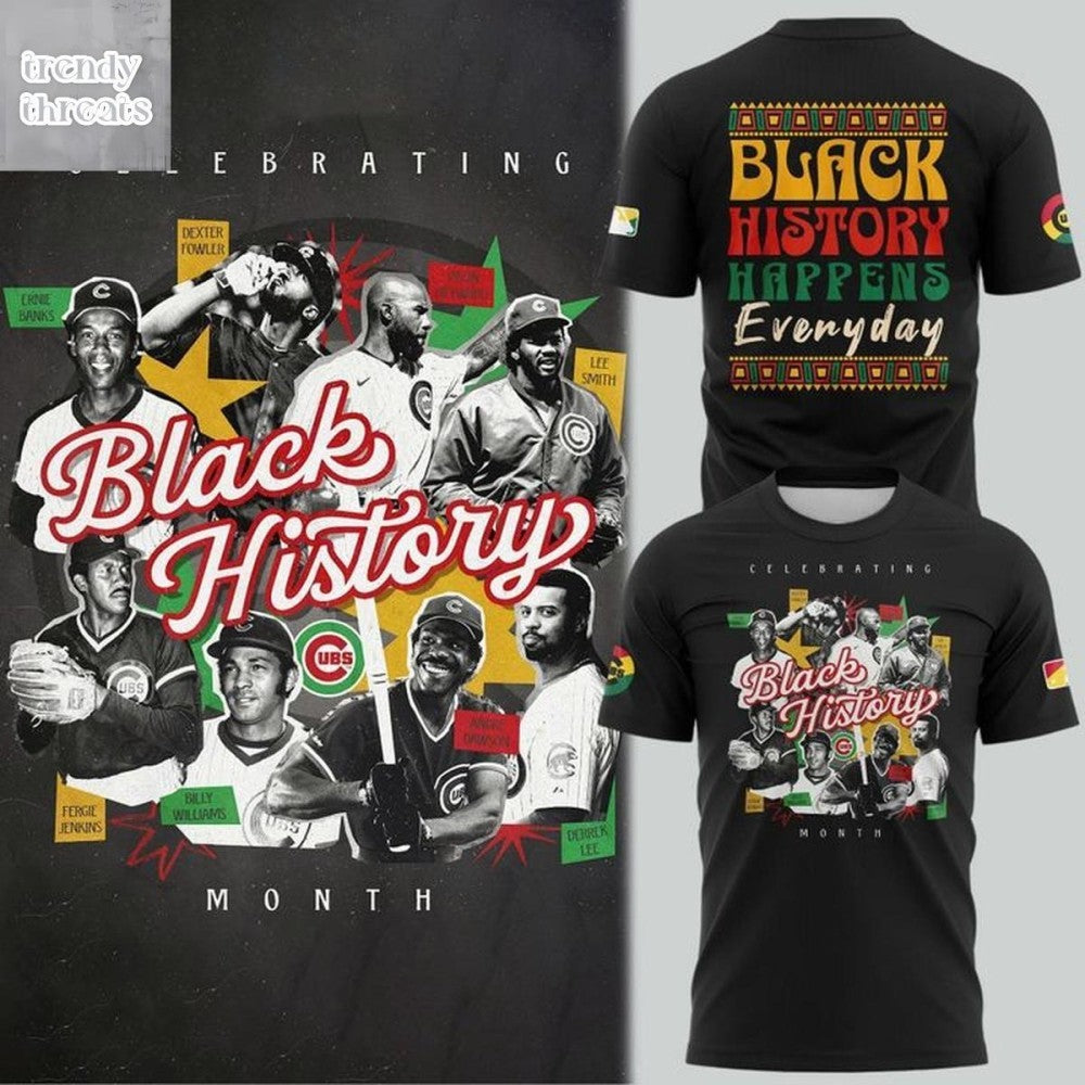 Chicago Cubs Black History Month Shirt