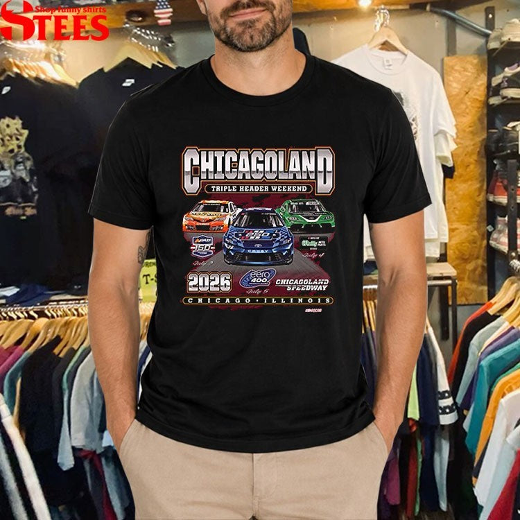 Chicagoland Speedway Triple Header 2026 T-Shirt