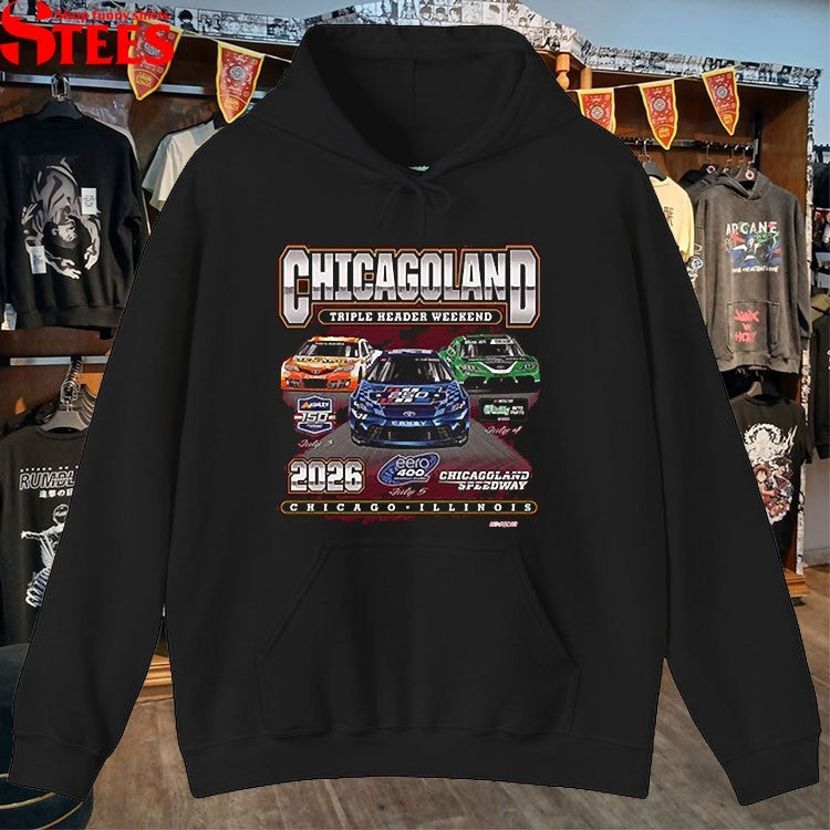 Chicagoland Speedway Triple Header 2026 T-Shirt