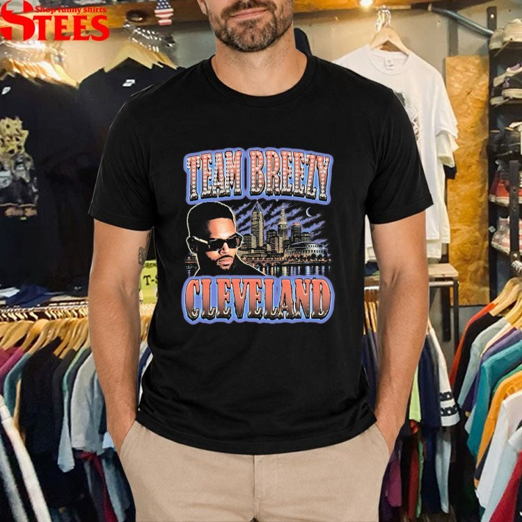 Chris brown Taem Breezy Cleveland Rep Your City T-Shirt