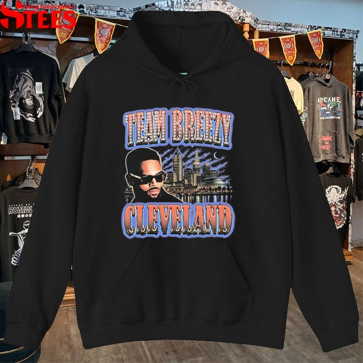 Chris brown Taem Breezy Cleveland Rep Your City T-Shirt