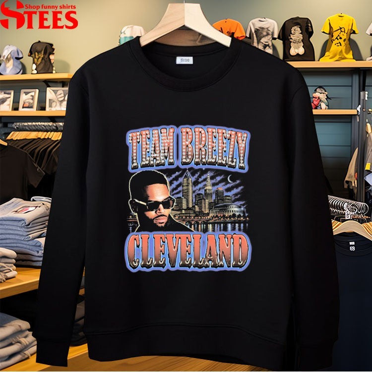 Chris brown Taem Breezy Cleveland Rep Your City T-Shirt