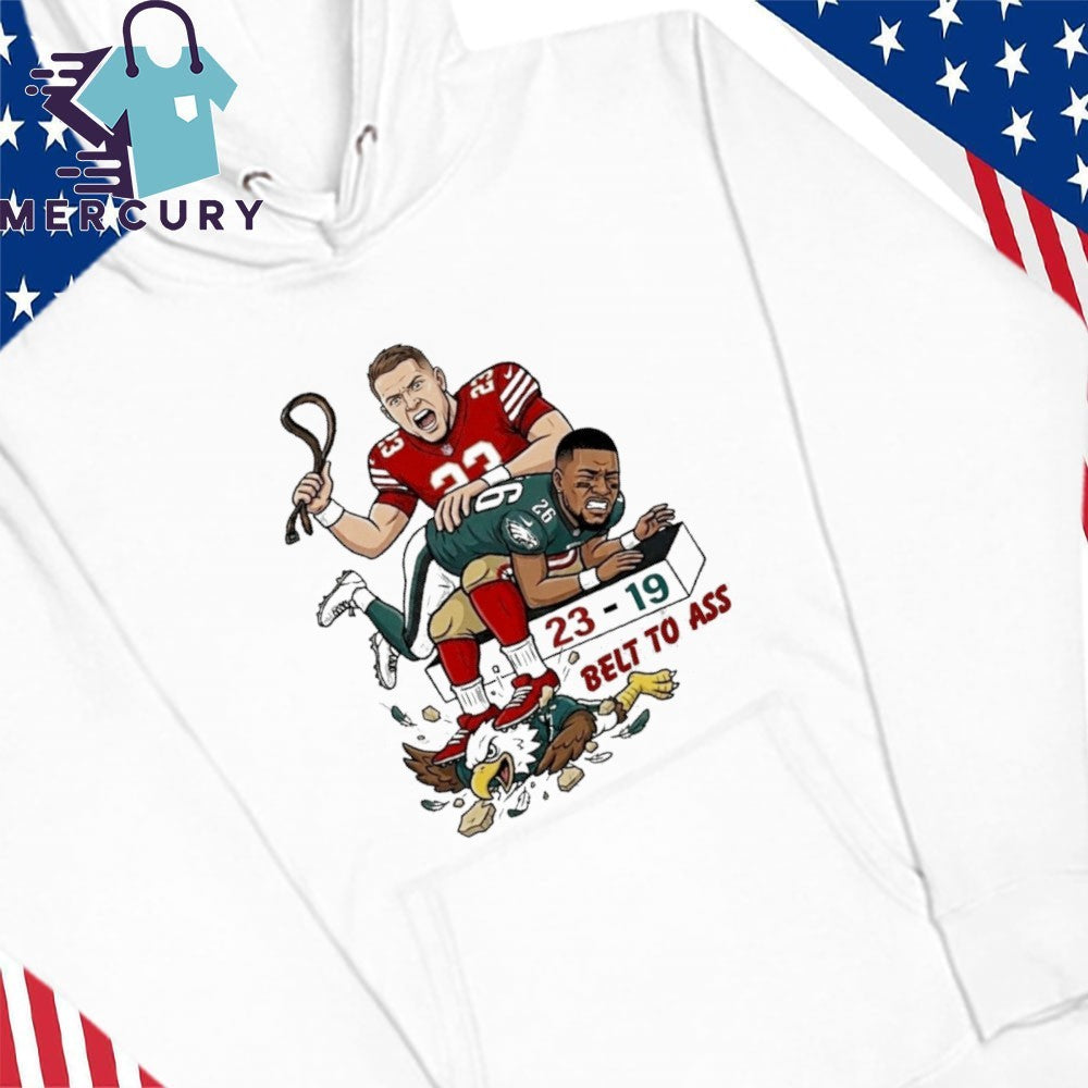 Christian Mccaffrey Belt To Ass Saquon Barkley 23 19 Shirt