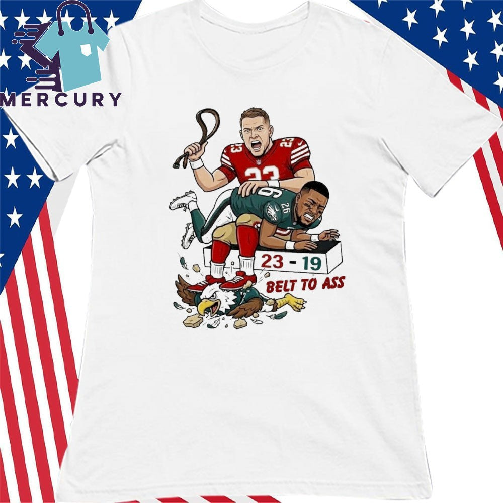 Christian Mccaffrey Belt To Ass Saquon Barkley 23 19 Shirt