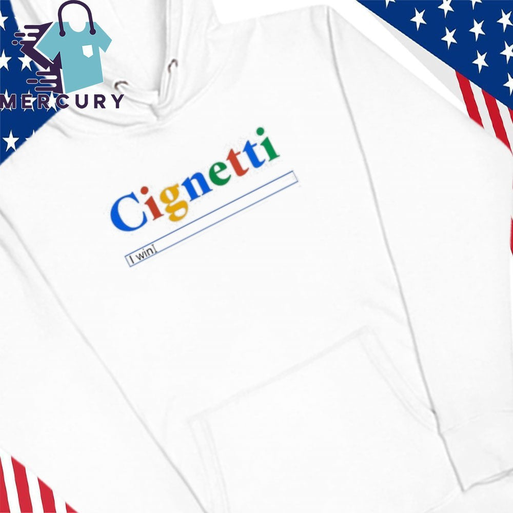 Cignetti I Win Search Bar Shirt