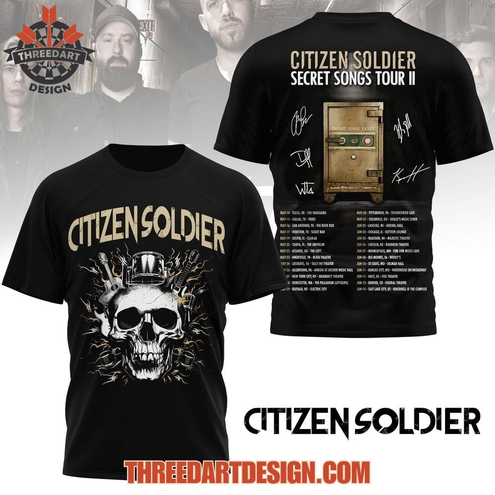 Citizen Soldier Secret Songs Tour II 2026 Shirt