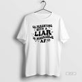 Official Co Parenting Lies With A Liar Is Miserable Af Fake News T-Shirts, Hoodie, Sweatshirt | CoreVibeTees.com