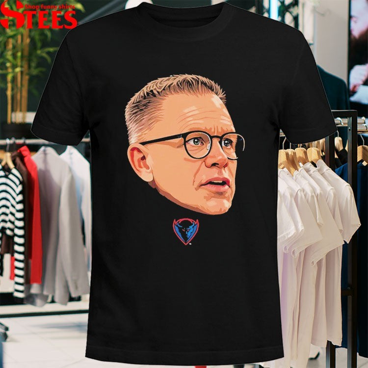 Coach Holtmann Bobblehead DePaul Blue Demons T-shirts