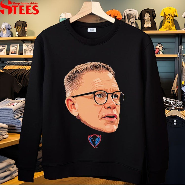 Coach Holtmann Bobblehead DePaul Blue Demons T-shirts