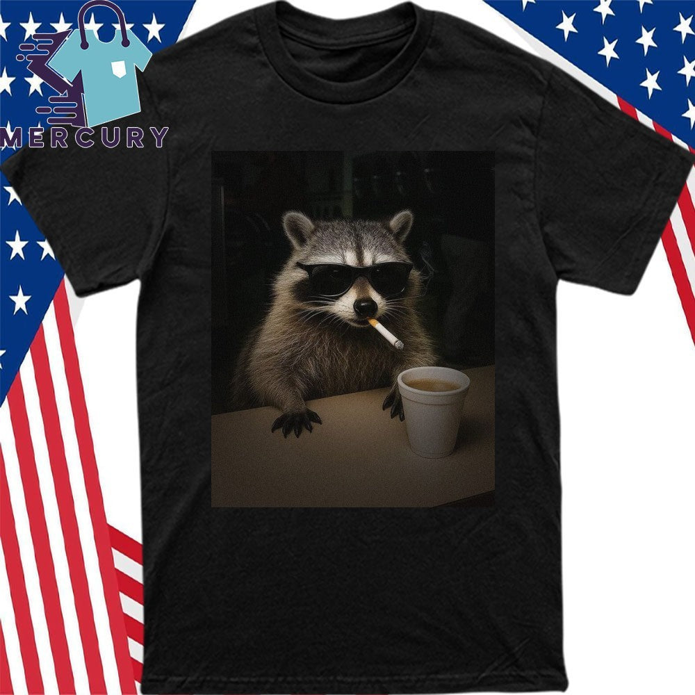 Coffee Raccoon Shirt
