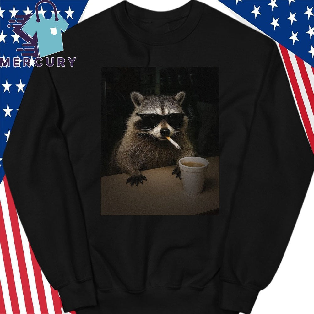 Coffee Raccoon Shirt