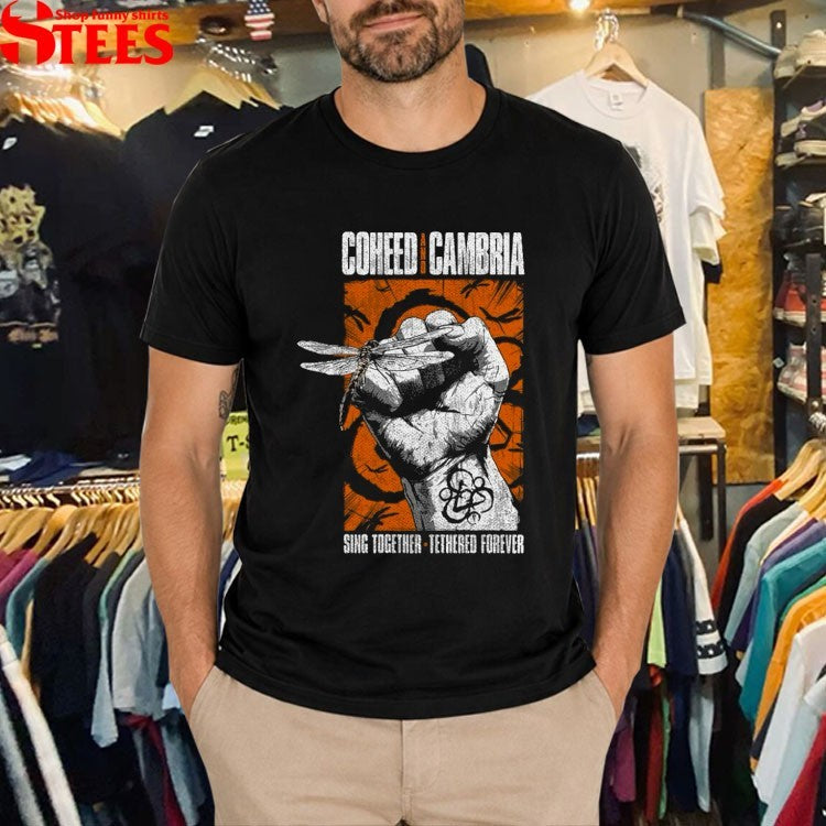 Coheed And Cambria Sing Together Tethered Forever Dragon Fist T-Shirt