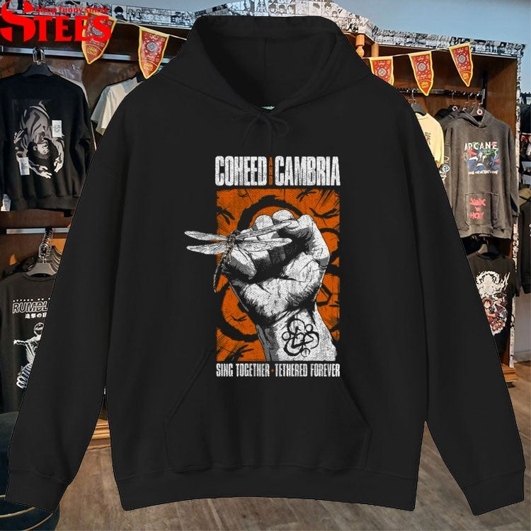 Coheed And Cambria Sing Together Tethered Forever Dragon Fist T-Shirt