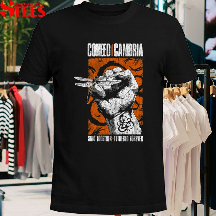 Coheed And Cambria Sing Together Tethered Forever Dragon Fist T-Shirt