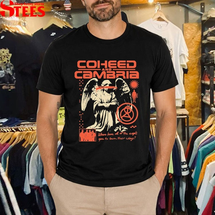 Coheed And Cambria Where Have All Of The Angels Gone To Burn Heir Wings T-shirts