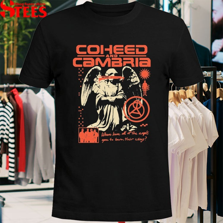 Coheed And Cambria Where Have All Of The Angels Gone To Burn Heir Wings T-shirts