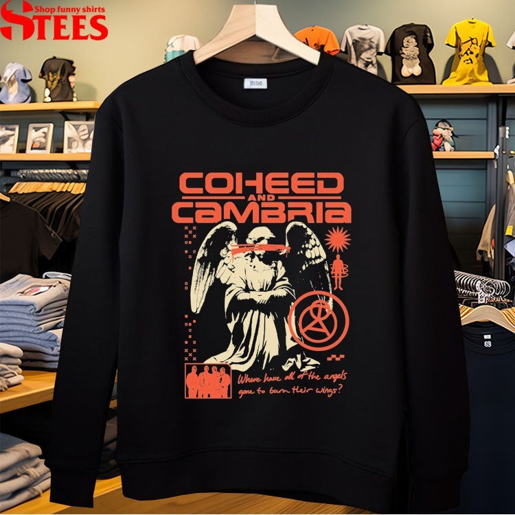 Coheed And Cambria Where Have All Of The Angels Gone To Burn Heir Wings T-shirts