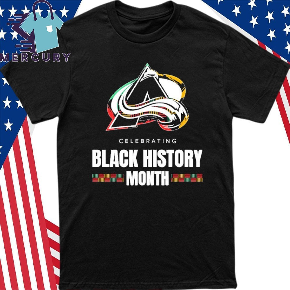 Colorado Avalanche Celebrating Black History Month Shirt