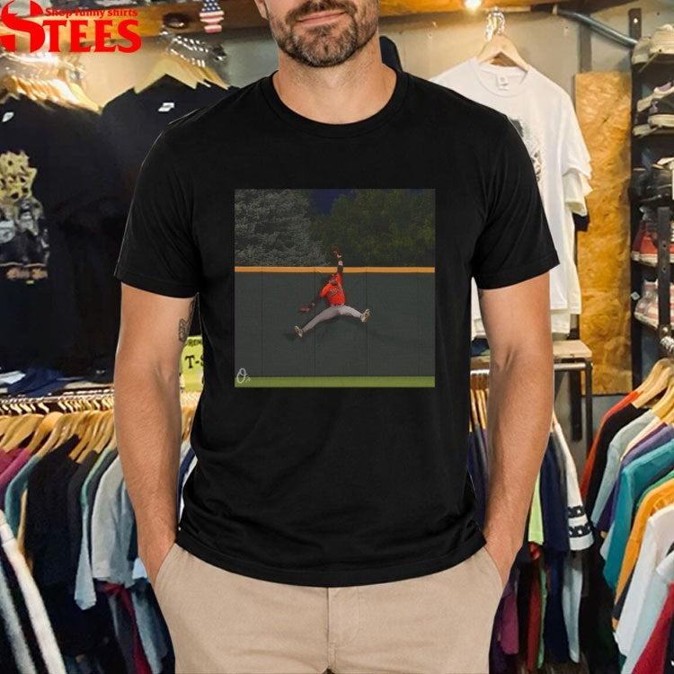 Colton Cowser Baltimore Orioles Catch Photo T-shirts
